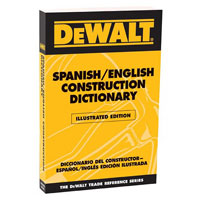 Spanish/English Construction Dictionary - Illustrated Edition Book